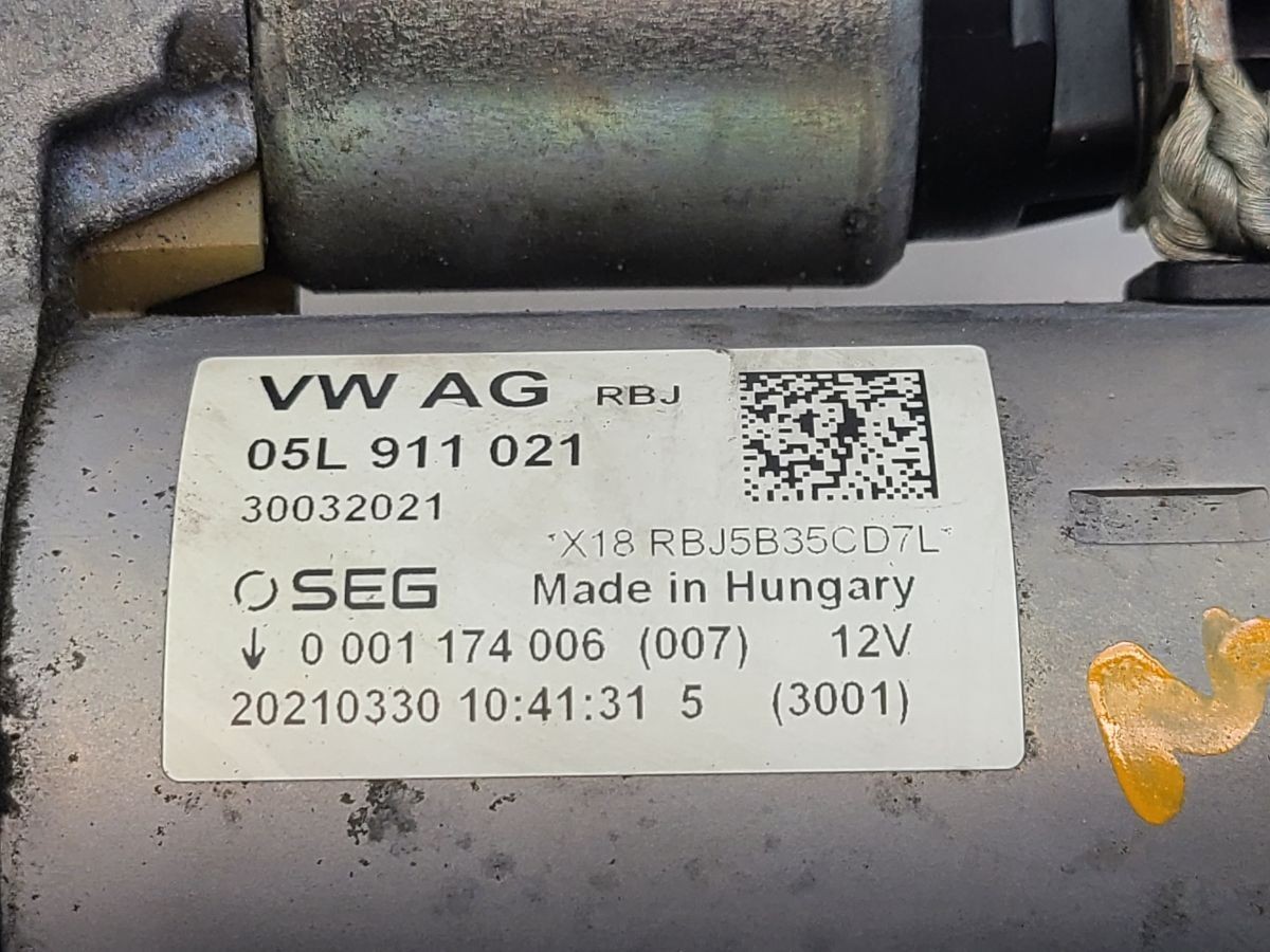 AUDI Q5 FY Diesel Automatic Starter Motor 05L911021