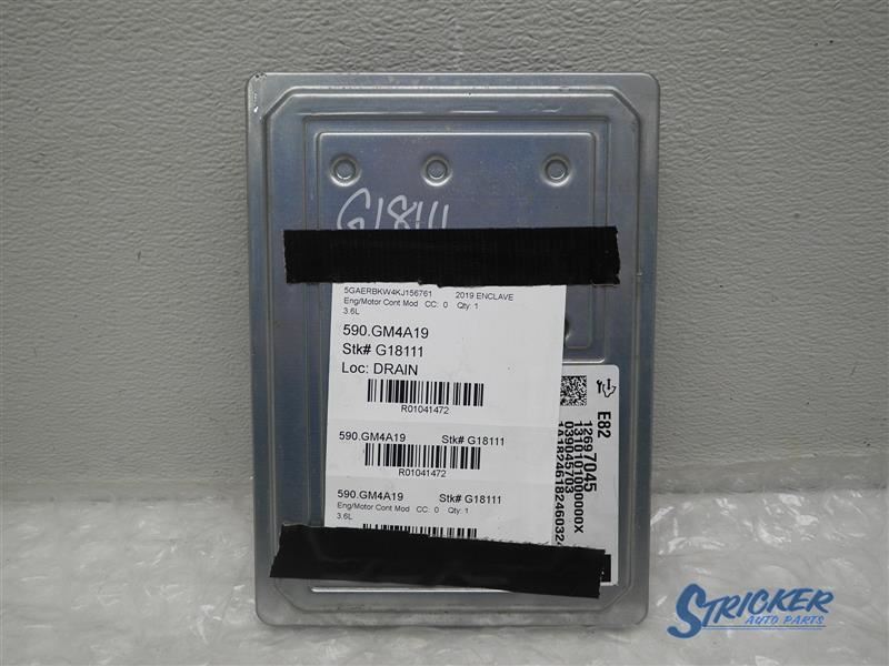 ENCLAVE 2019 Engine/Motor Control Module 1041472
