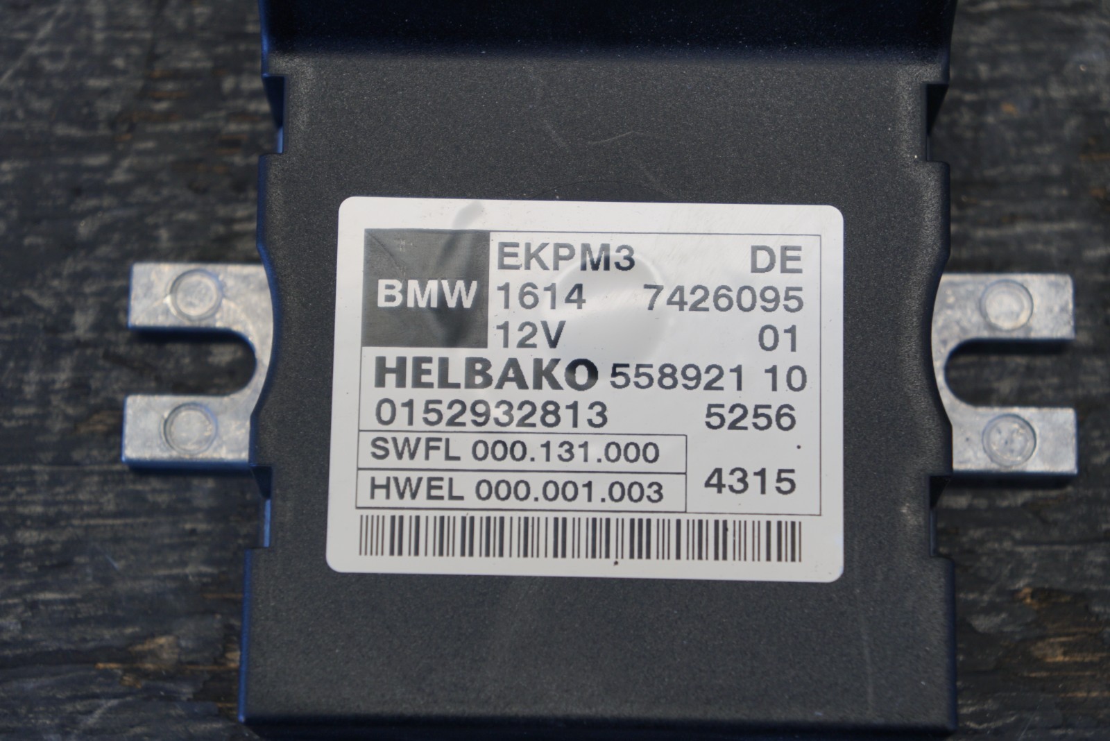2016 – 2018 BMW F30 328I 335I EKPM3 LOW PRESSURE FUEL PUMP CONTROL MODULE OEM