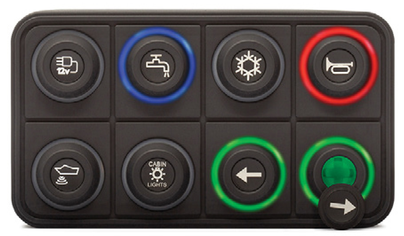 Can Keypad 8 – Button Works With Link Ecu Motec Emtron Haltech