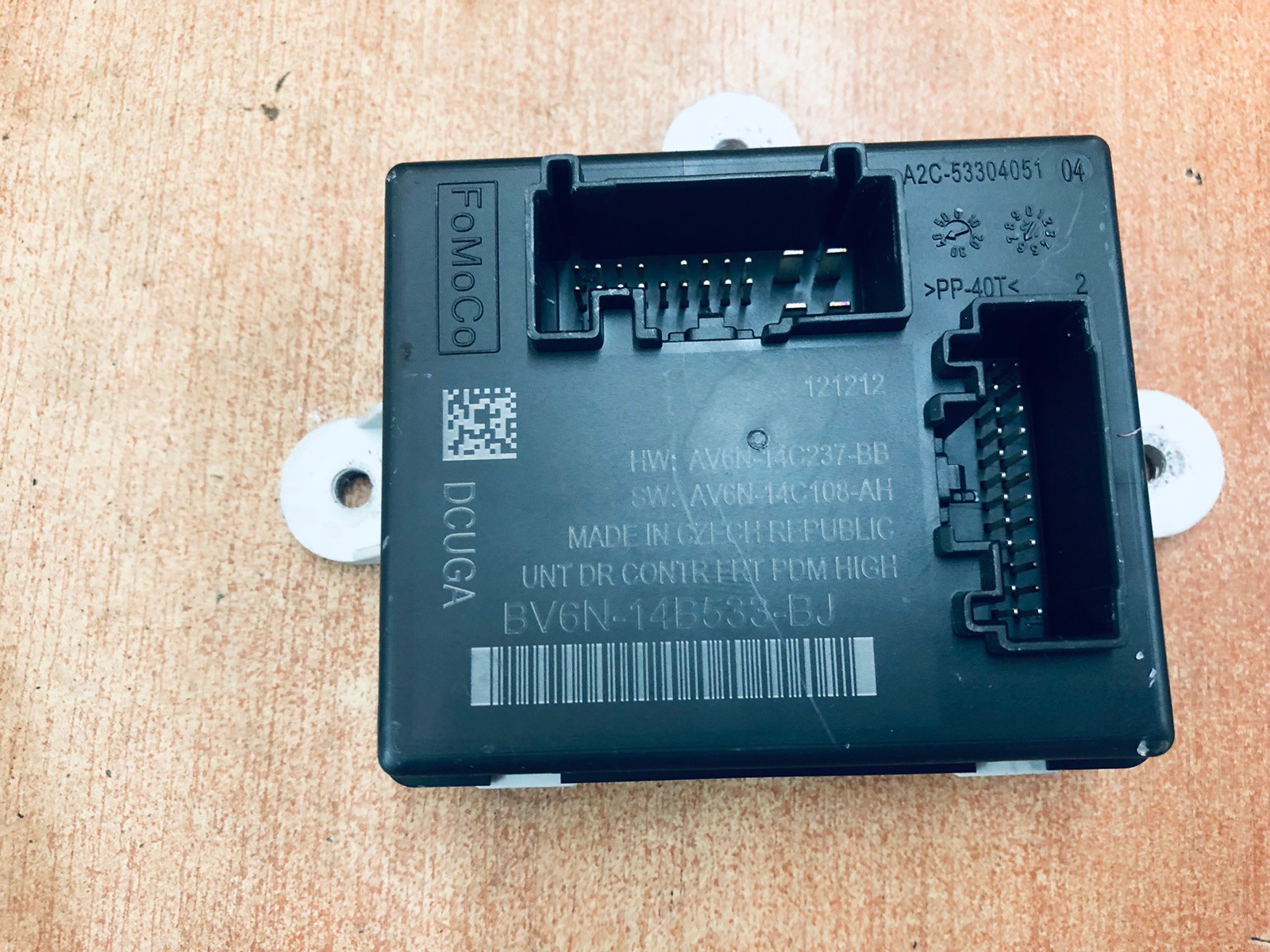FORD FOCUS MK3 PASSENGER SIDE FRONT LEFT DOOR CONTROL MODULE BV6N14B533BJ