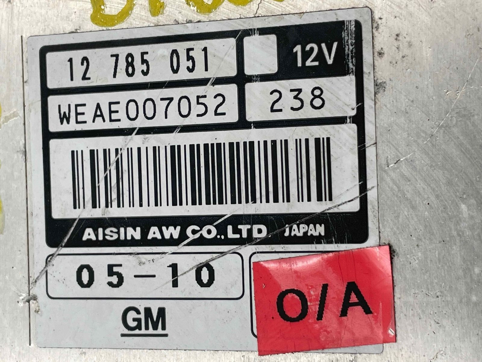 2003 Saab 9-3 Transmission Control Module Chassis Computer Unit OEM 12785051 03