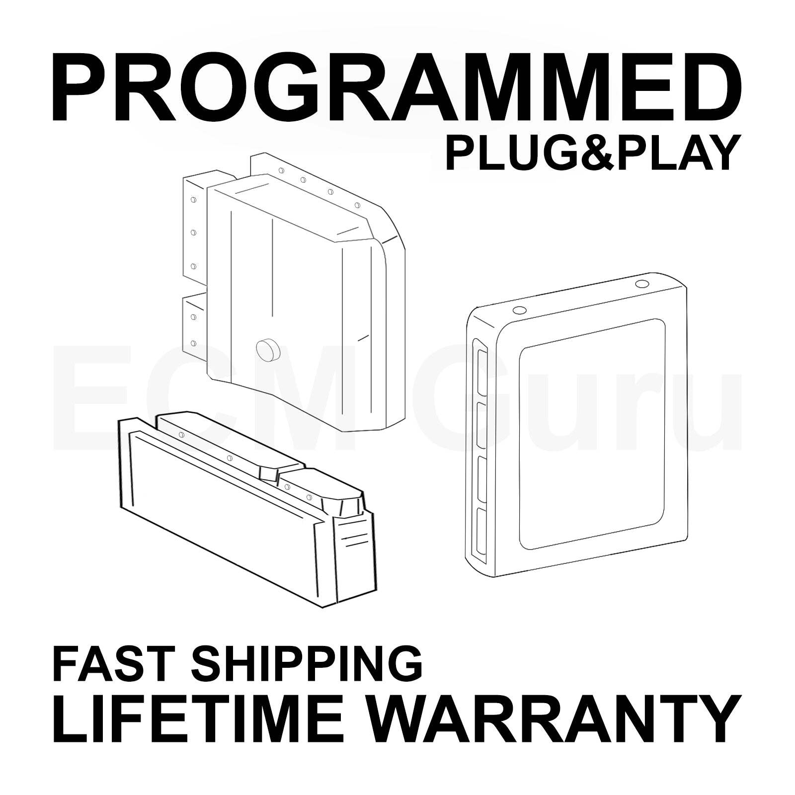 89661-53490 | PLUG&PLAY 2003 Lexus IS300 Engine Computer ECM PCM ECU OEM