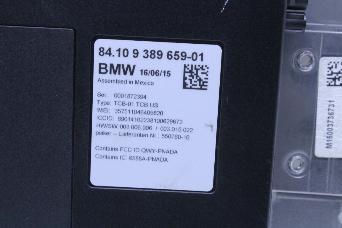2016 BMW 528i Telematics Communication Module OEM