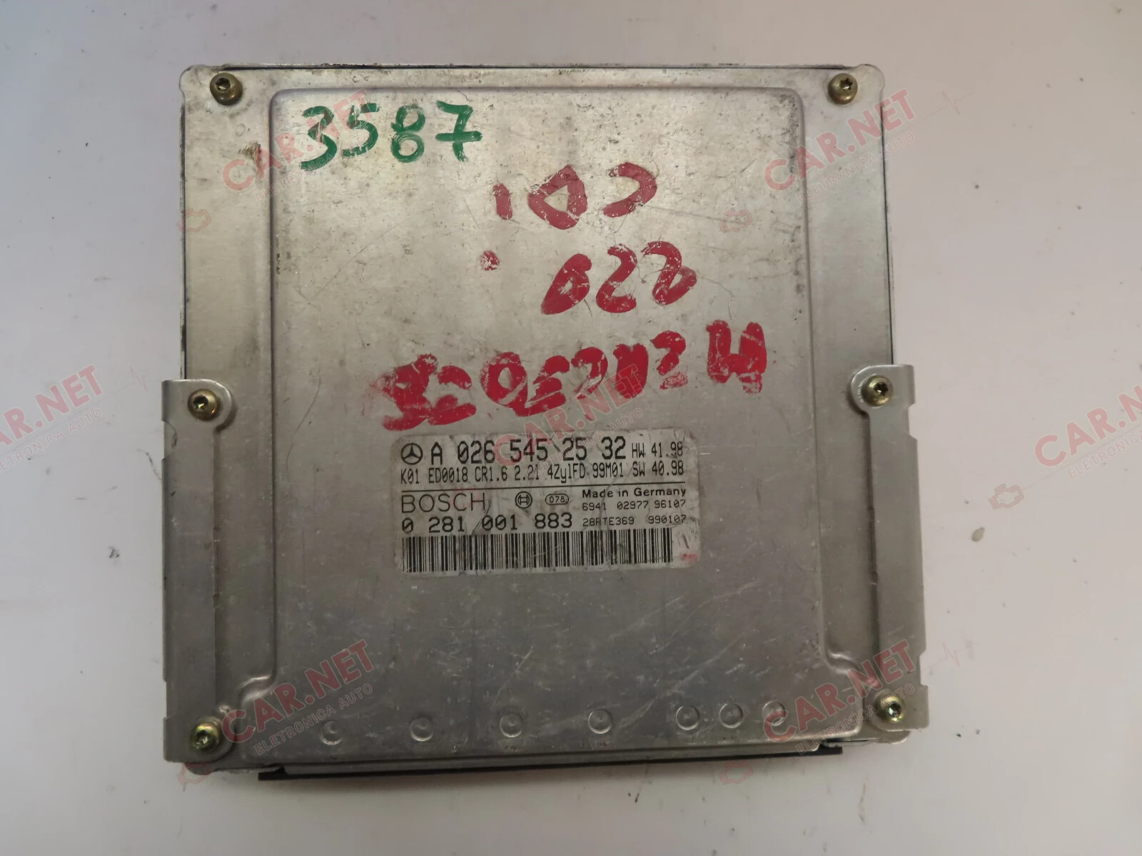 A0265452532 ENGINE CONTROL UNIT MERCEDES-BENZ E W210 220 CDI 92KW BOSCH 0281001883