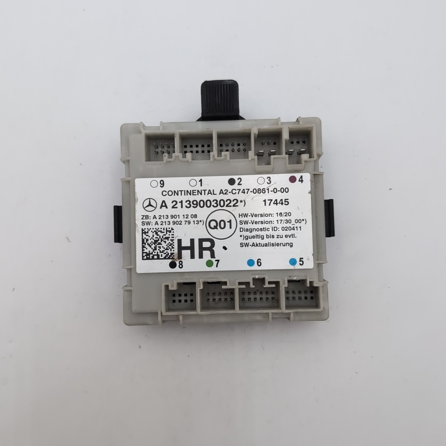2017 – 2021 MERCEDES C300 W205 REAR RIGHT SIDE DOOR CONTROL UNIT OEM A2139003022