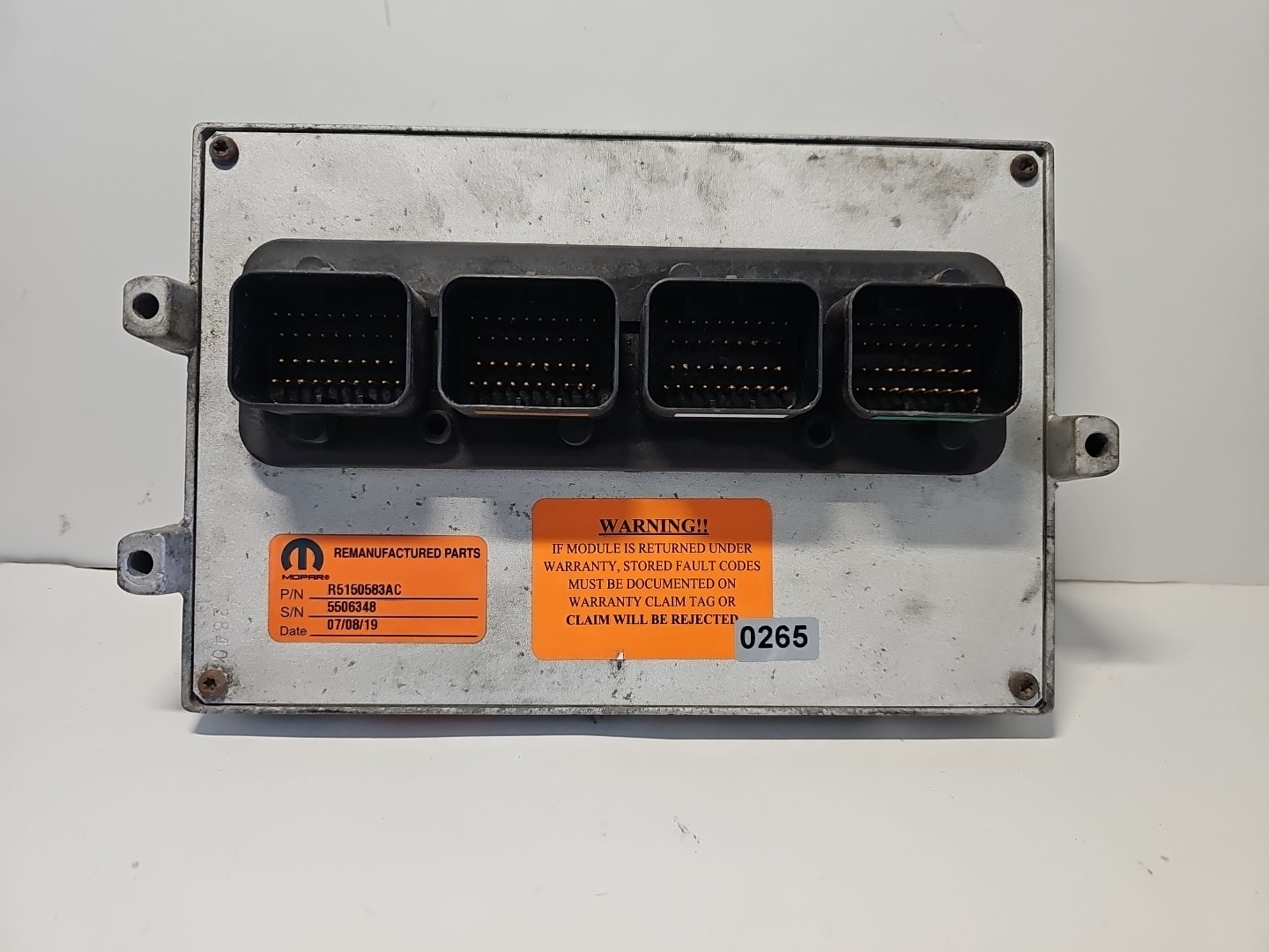 2011 NITRO LIBERTY 3.7 ENGINE CONTROL MODULE COMPUTER ECU ECM PCM 68079305AC