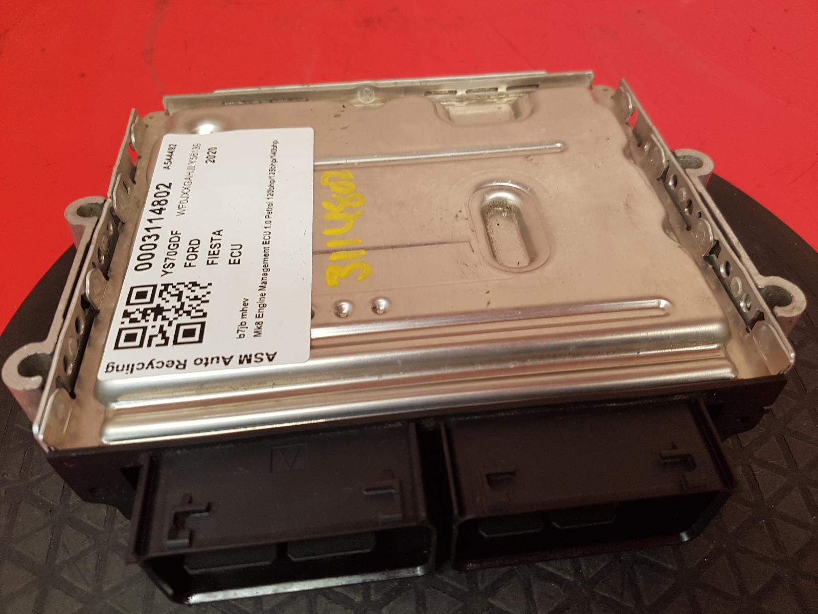 FORD FIESTA ECU 2020 1.0L PETROL B7JB (MHEV) RDE2 L1T1-12A650-UA