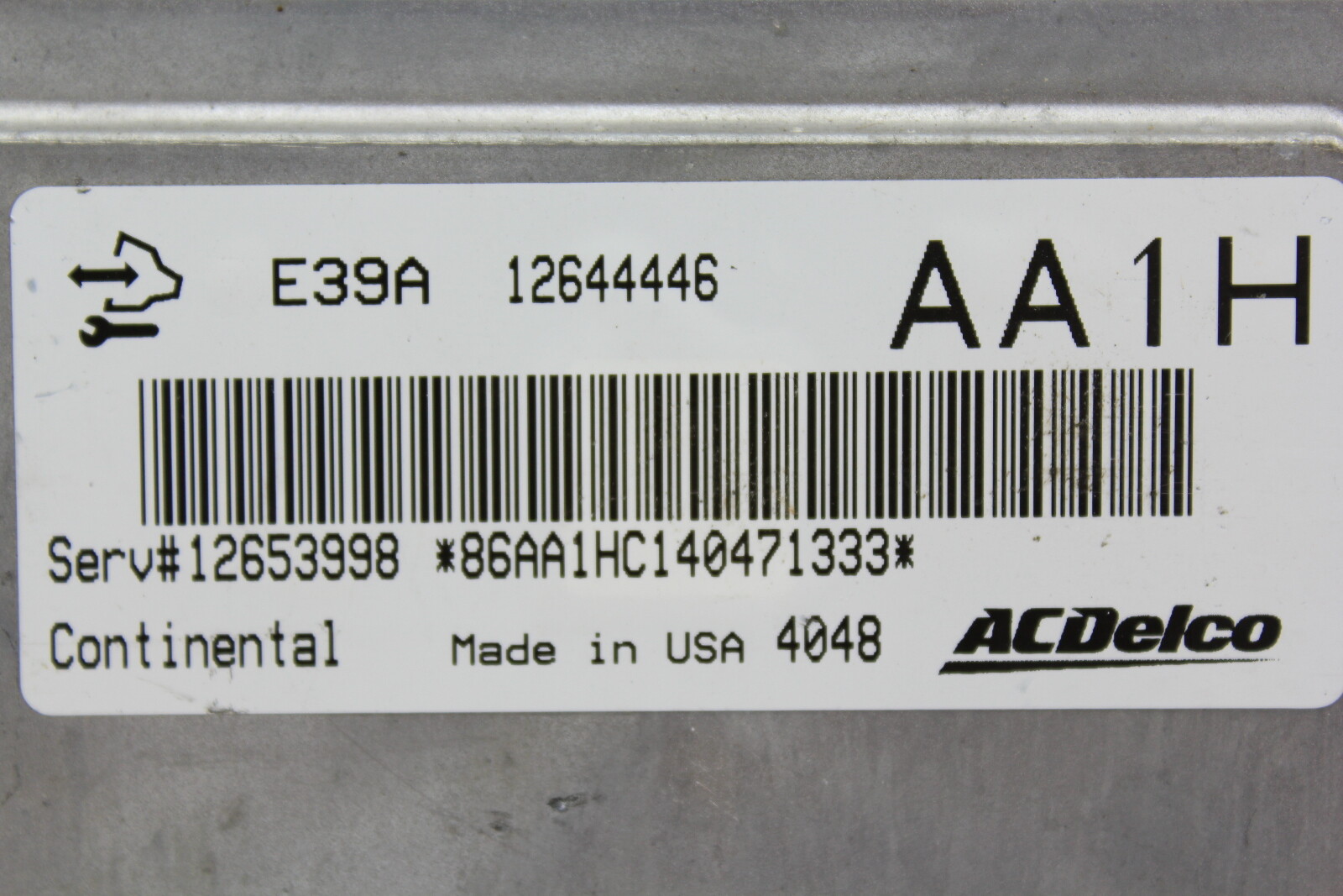 13-16 Cadillac CTS 12653998 Computer Brain Engine Control ECU ECM EBX Module