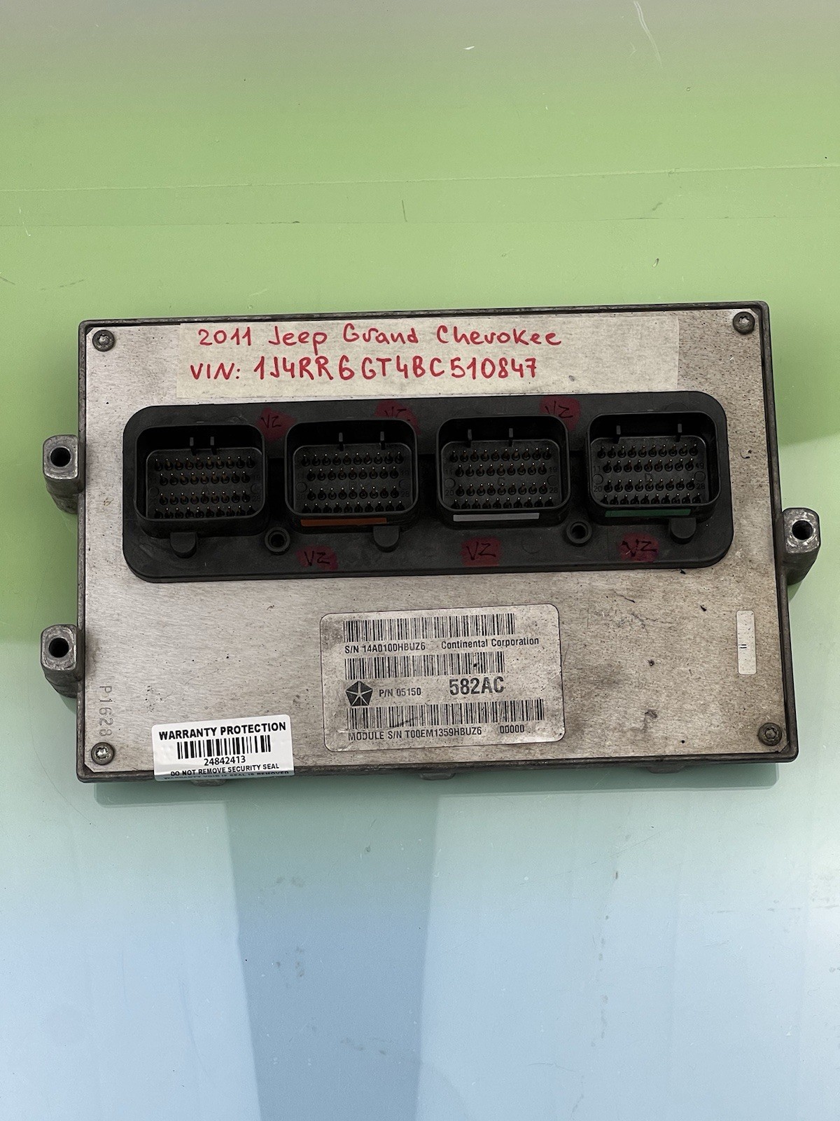 2011 JEEP GRAND CHEROKEE 5.7L ENGINE CONTROL MODULE EBX ECU ECM PCM 05150582AC