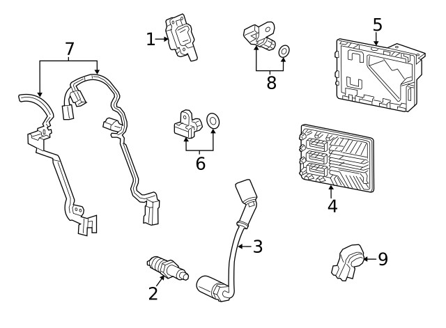 Genuine GM Engine Control Module Assembly 12704477