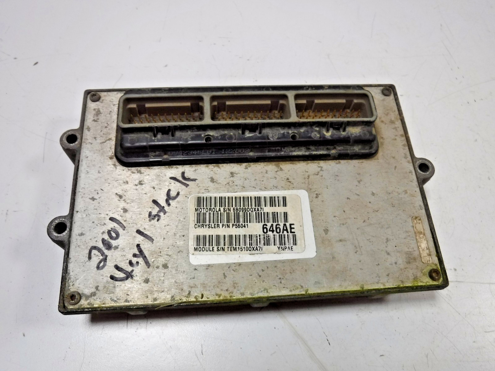 Jeep Wrangler TJ 2000 2.5 4 Cyl Manual Transmission Engine Computer NOT WORKING