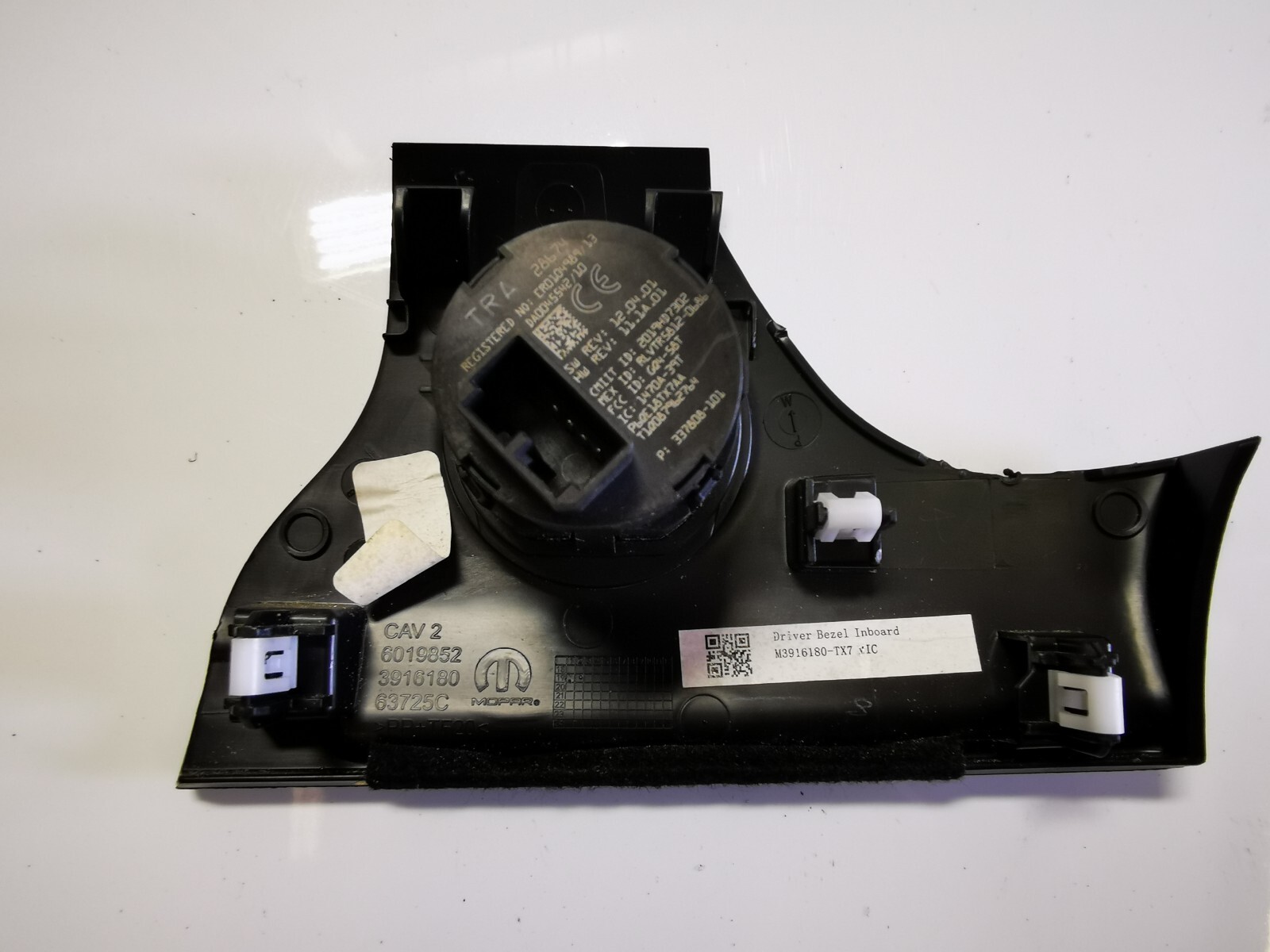 2020 RAM 3500 Mopar Ignition Bezel W/ Push‑Button Start Module M3916180-TX7 MIC
