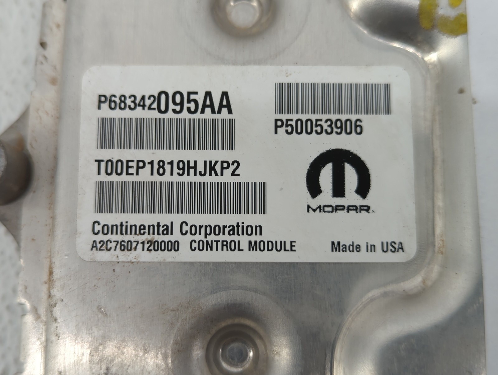 2019 Jeep Compass Engine Computer Ecu Pcm Ecm Pcu Oem A3148
