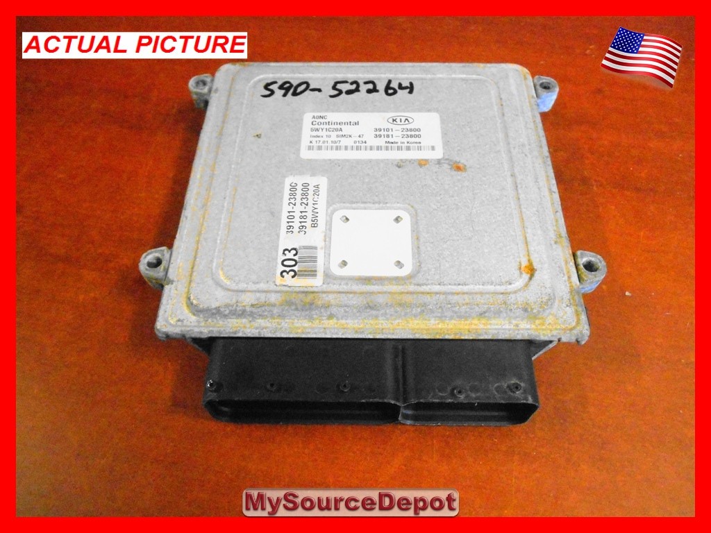2010,SOUL,ECM, ENGINE CONTROL MODULE,39180-23800