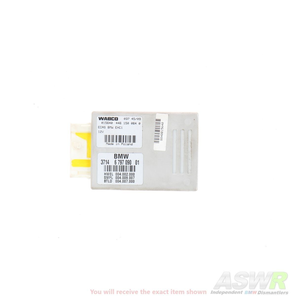 BMW Air Suspension Control Module F07 F01 F02 5 SERIES 5 7 SERIES 37146797090