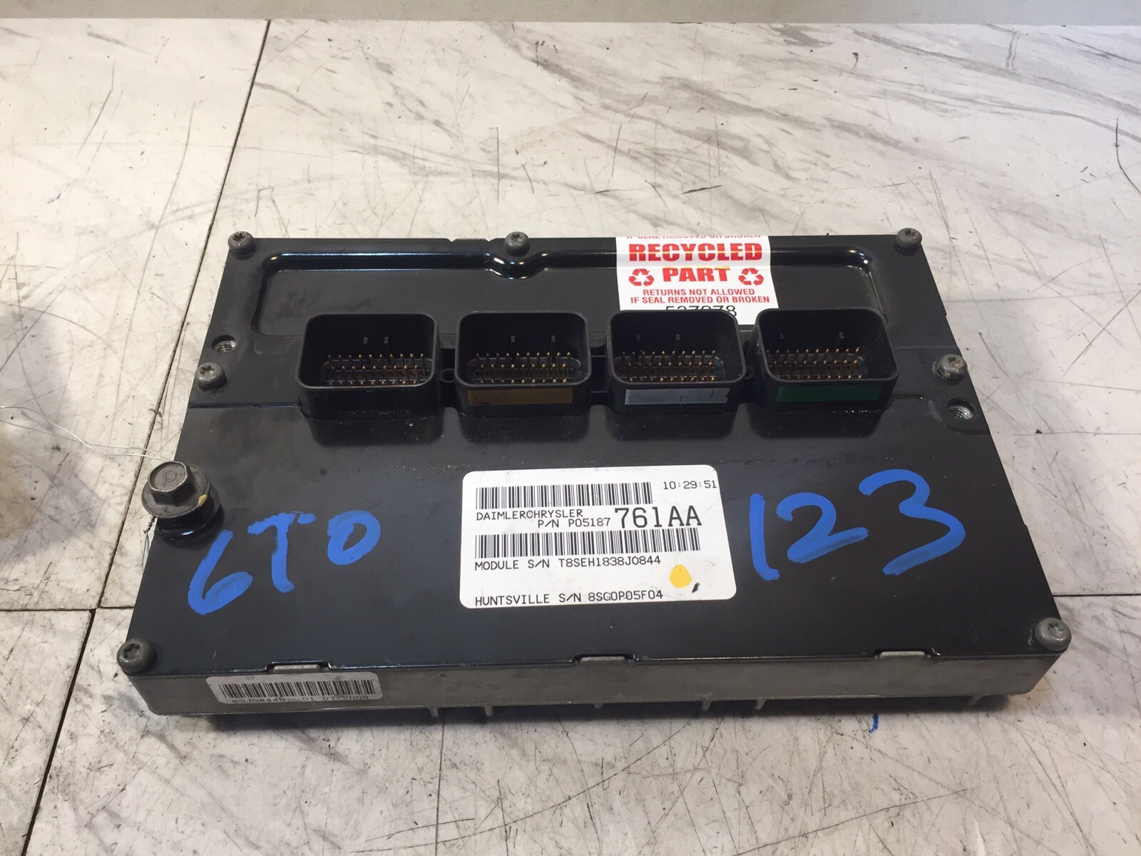 ✅ 2007 08 09 2010 PT Cruiser A/T Engine Computer Ecu Ecm Pcm Control Module Oem