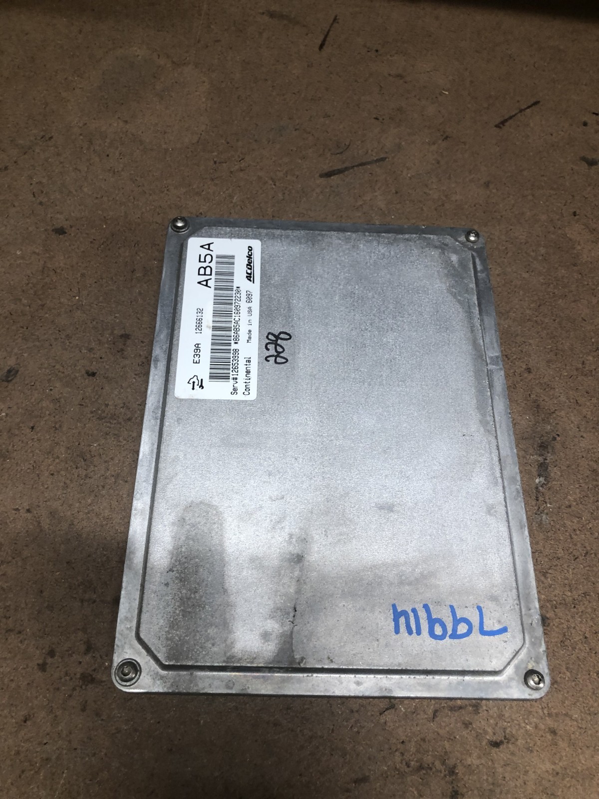 2016 Buick Regal Engine Computer Control Module Ecm E39A 12666132 AB5A