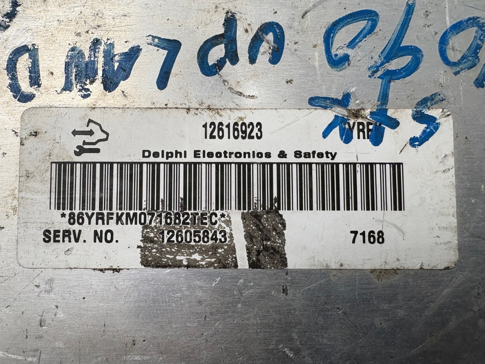 2007 Chevy Uplander Engine Computer ECU ECM 12605843