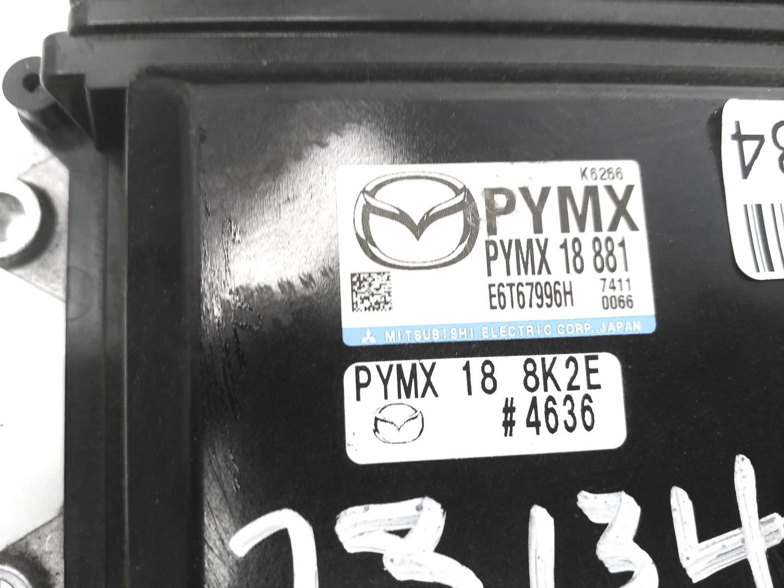 2017 Mazda Cx-5 Engine Control Module Ecu Pymx-18-881 *Non-Turbo*