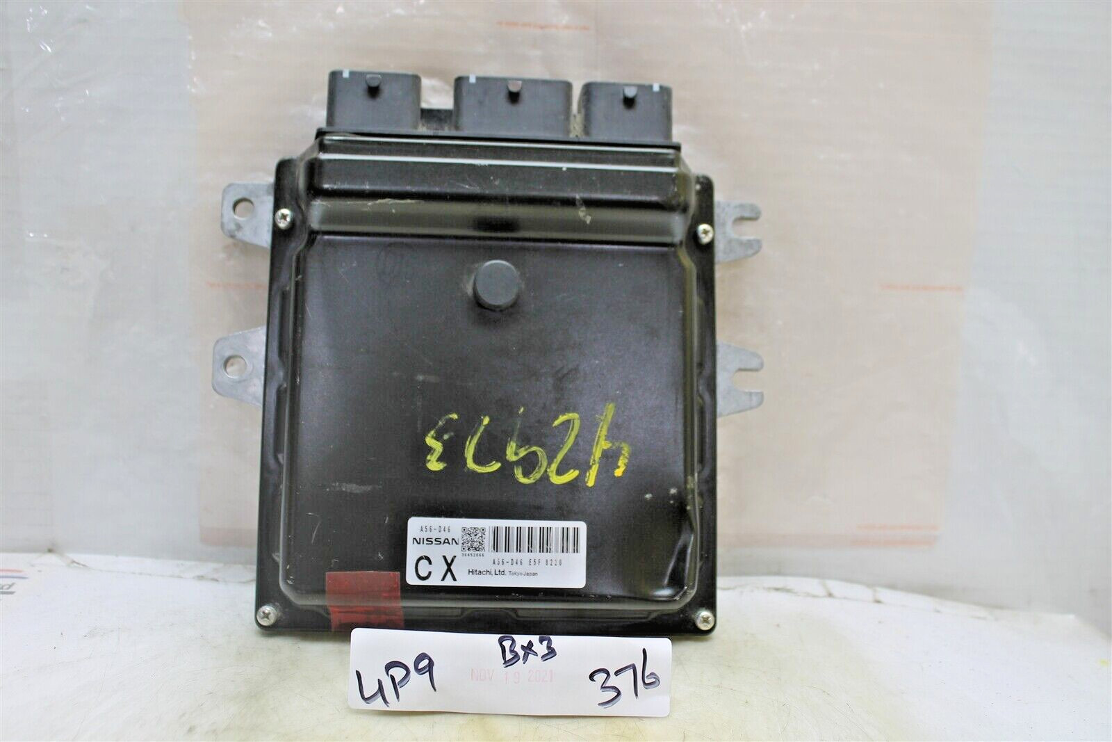 A56D46E5F Nissan Altima 2008 Engine Control Unit ECU Module OEM 376 4P9 B3