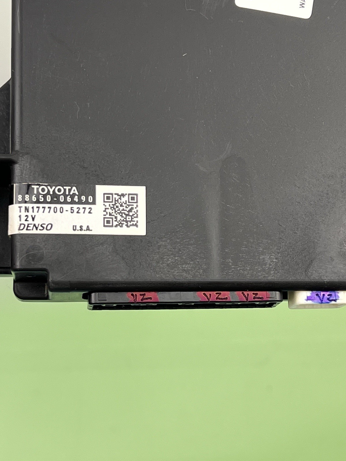 2012-2013 TOYOTA CAMRY AC AMPLIFIER CLIMATE CONTROL MODULE 88650-06490 OEM