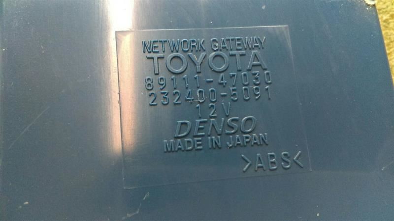 Multiplex Network Gateway Module 8911147030 Fits 04-06 TOYOTA PRIUS W173-180579