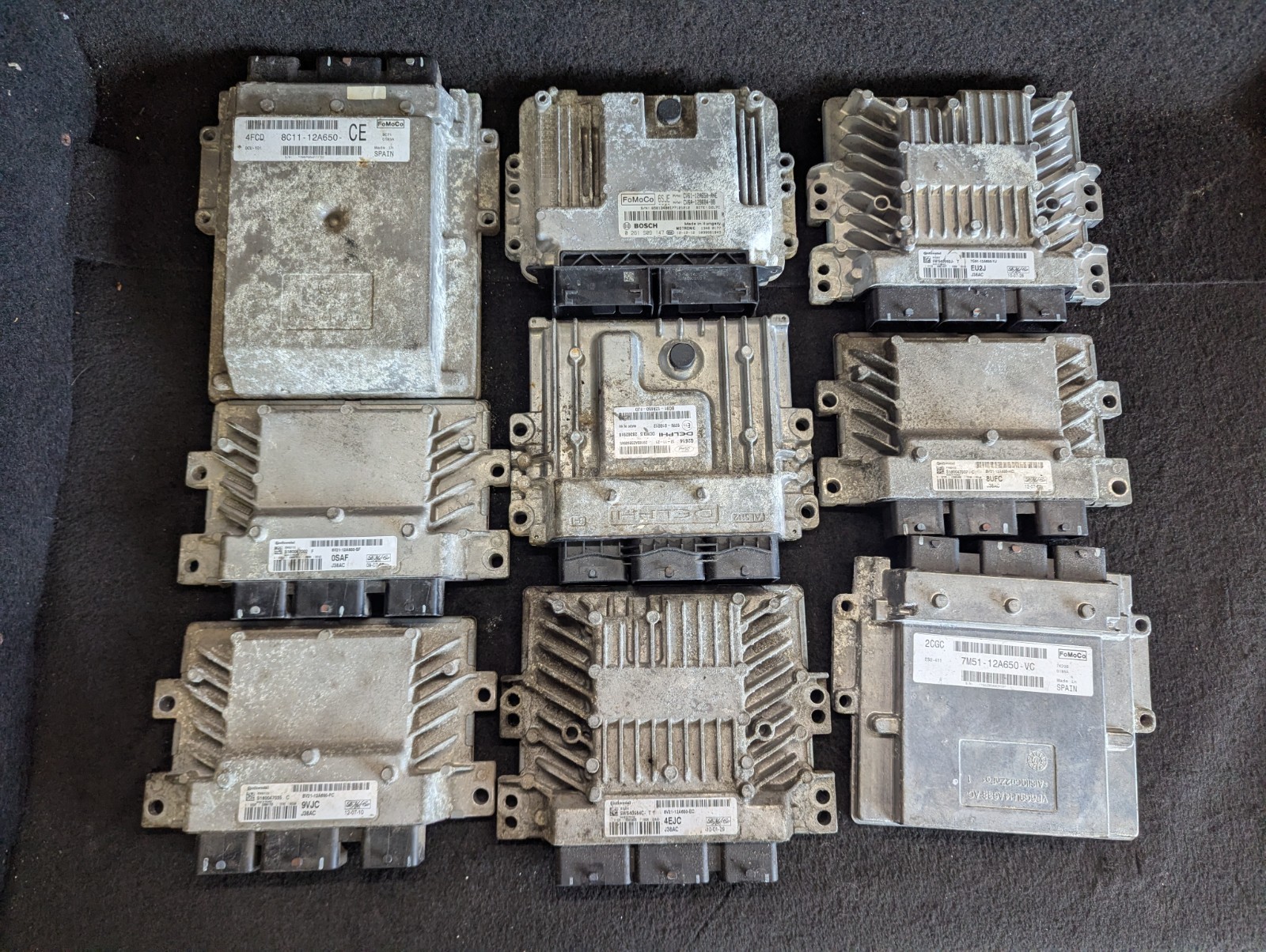 JOB LOT 9x FORD FoMoCo CONTINENTAL BOSCH DELPHI PETROL DIESEL ENGINE ECUs