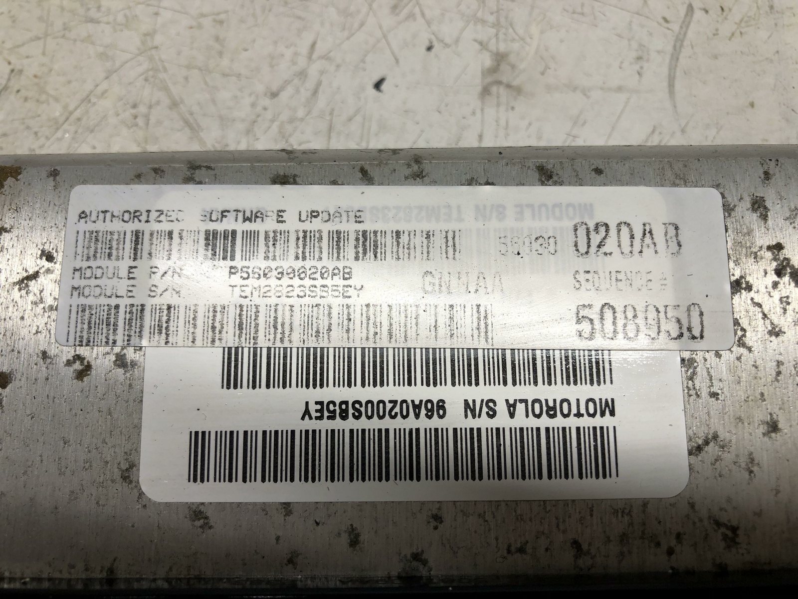 2004 Dodge Dakota Engine Computer Assembly MT P56030020AB Oem Tested