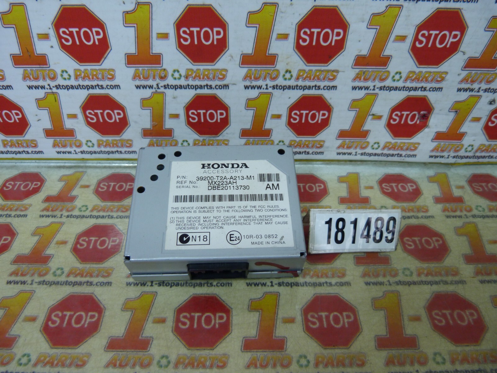 2013-2017 HONDA ACCORD SEDAN 2.4L ACTIVE NOISE CONTROL MODULE 39200-T2A-A21 OEM