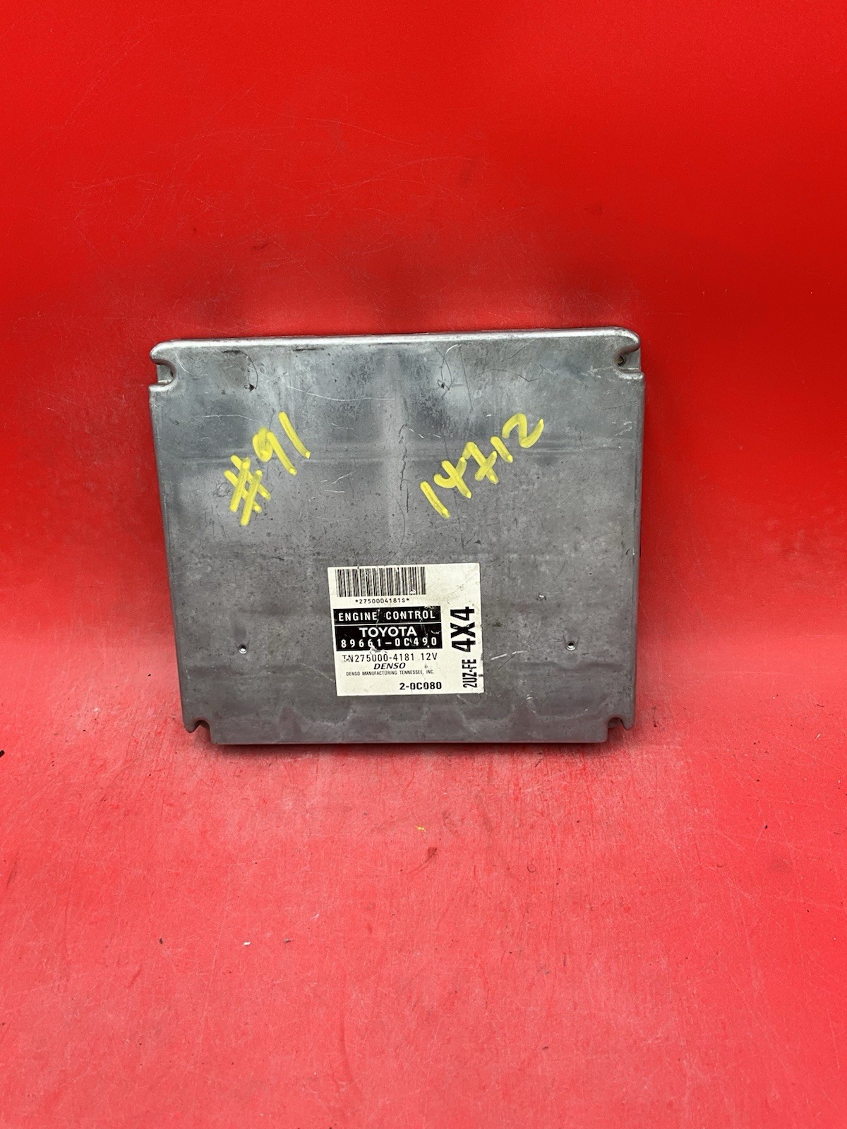 89661-0C490 | 2003 TOYOTA SEQUOIA 4.7L ECM ENGINE COMPUTER PCM ECU