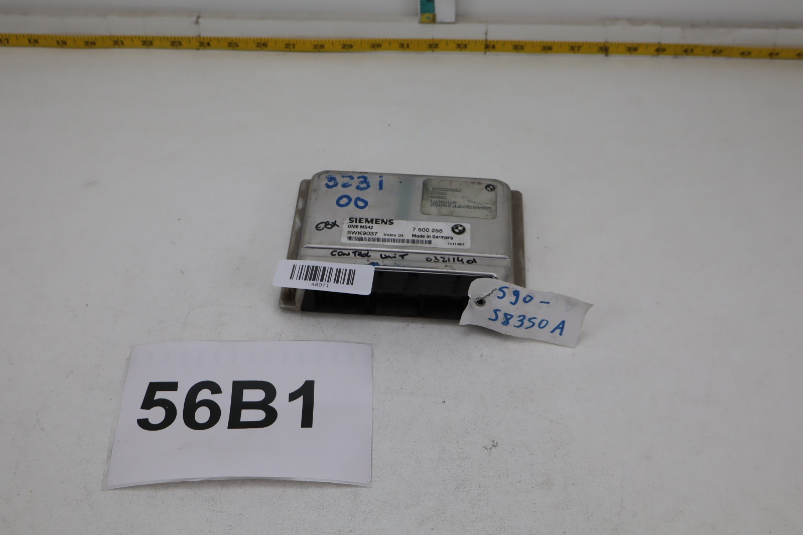 1999-2000 BMW 323i Engine Computer Control Module Unit ECU ECM 7500255 OEM