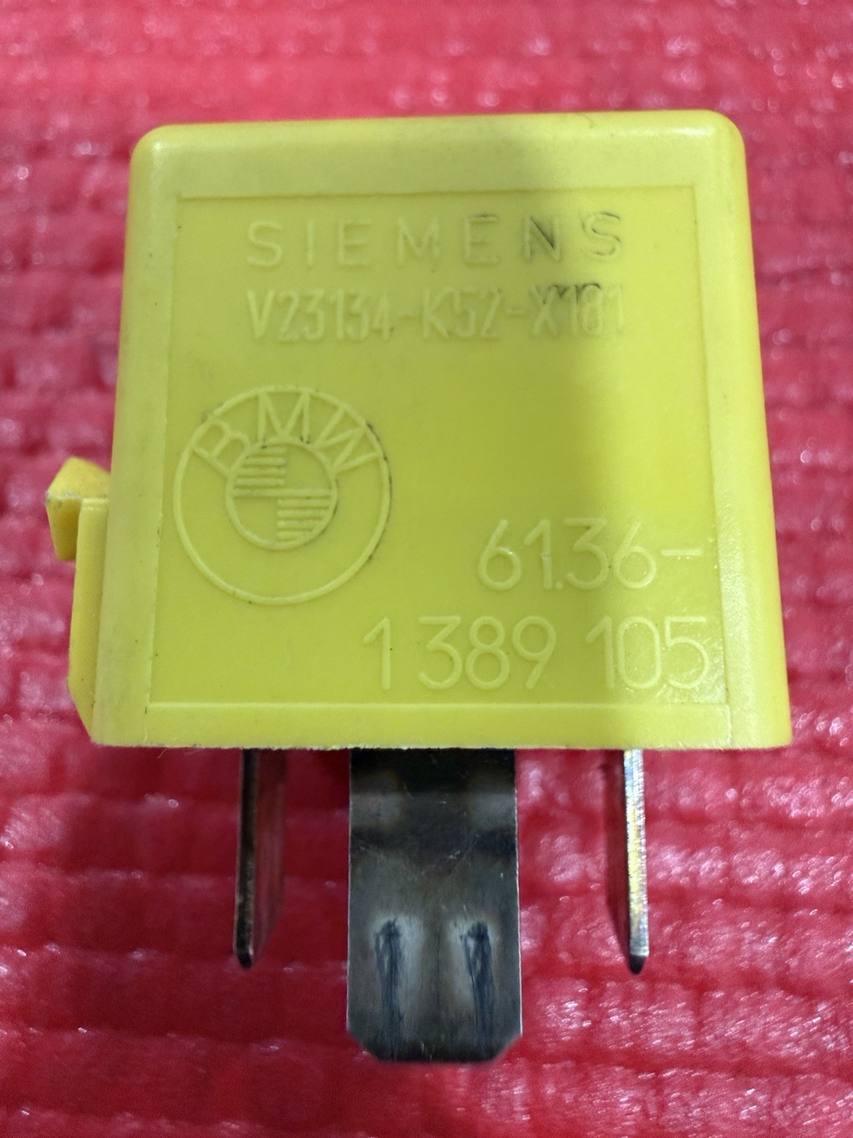 BMW Yellow Relay Multi Purpose 61.36-1 389 105, 61361389105, May Fit Multi cars