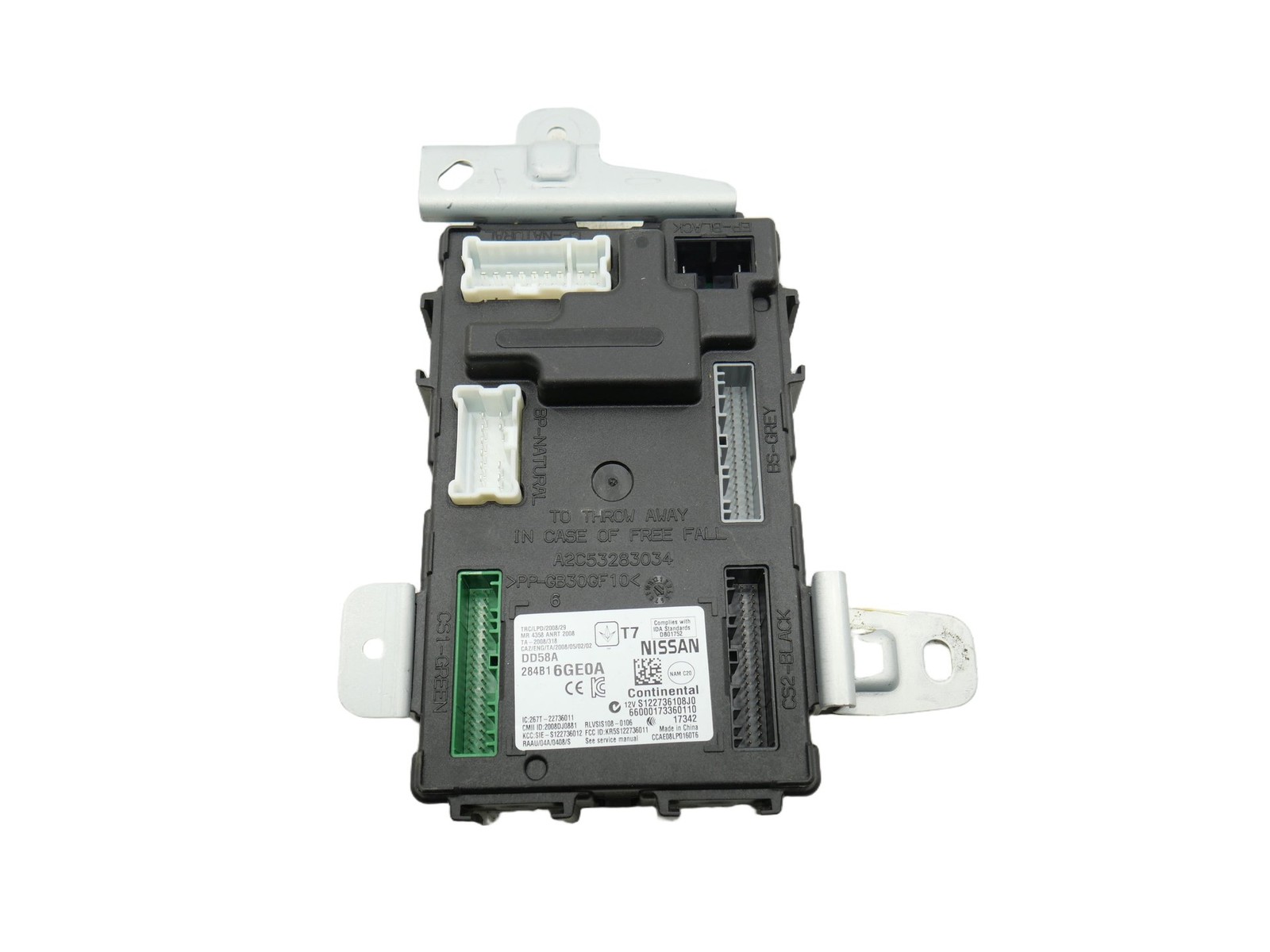 2015-2018 Nissan 370Z Z34 Body Control Module BCM 284B16GE0A OEM