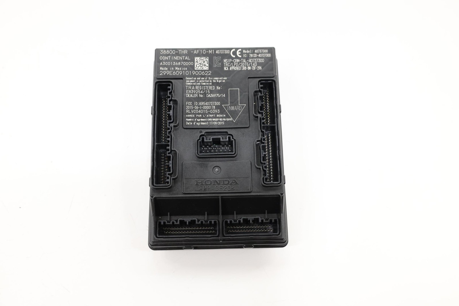 2020 HONDA ODYSSEY EX-L BODY CONTROL MODULE BCM UNIT OEM 38800THRAF10M1