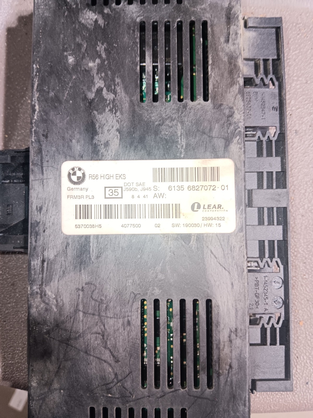 07-15 MINI COOPER BODY COMPUTER CONTROL MODULE UNIT BCM OEM 6135 687072-01