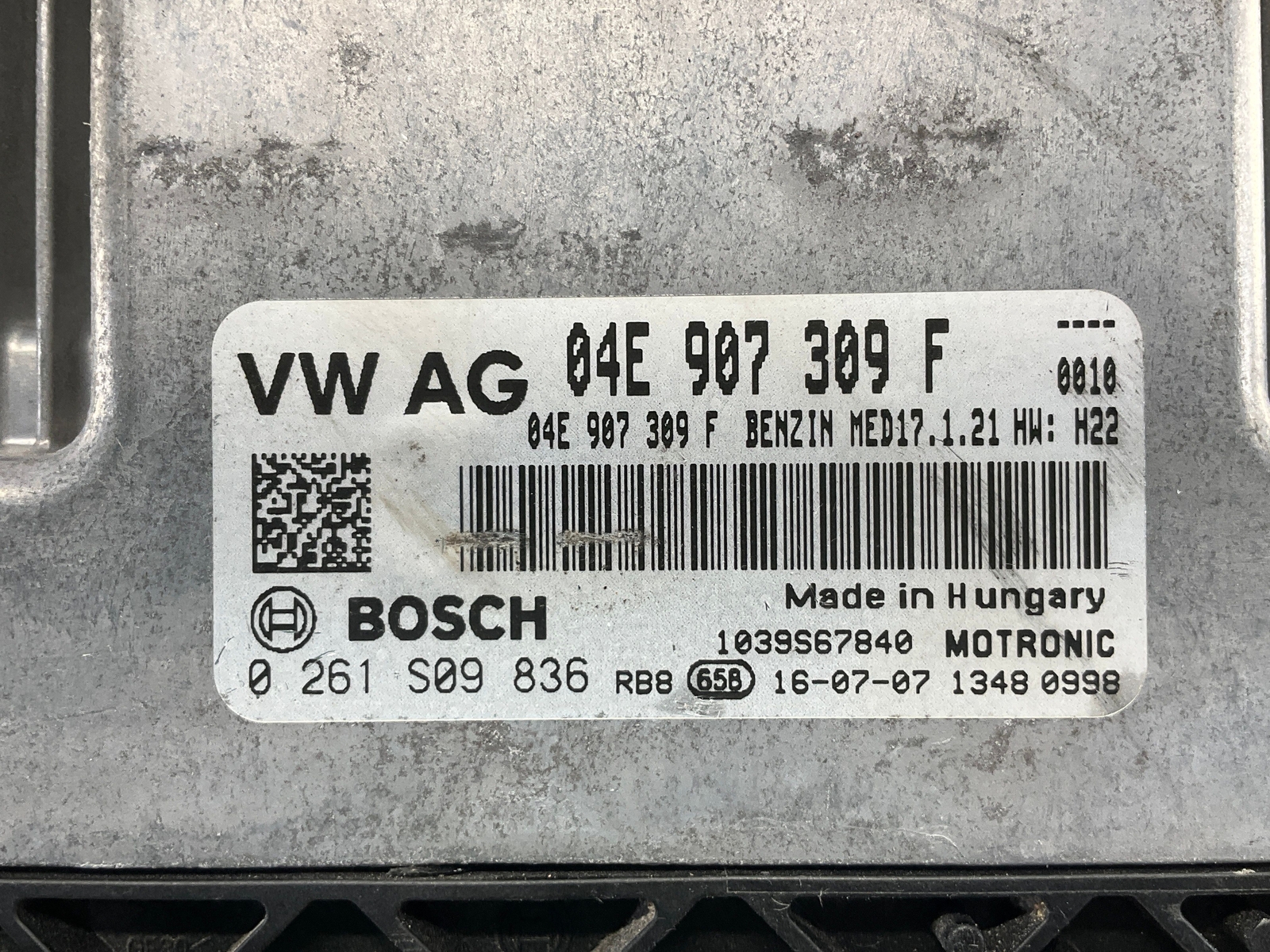 16-18 AUDI A3 1.4L E-tron Engine Control Module OEM
