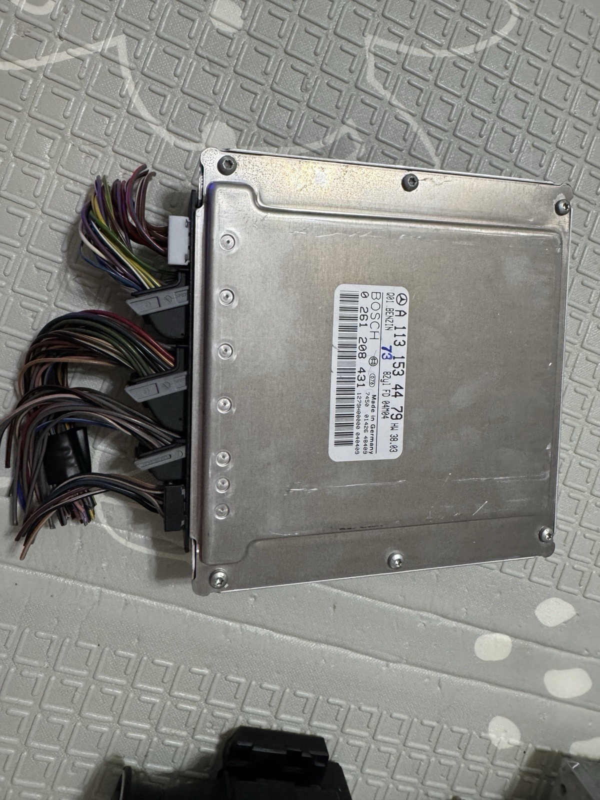 Mercedes R230 SL500 ECU Engine Computer EIS Ignition Switch Key Shifter Set