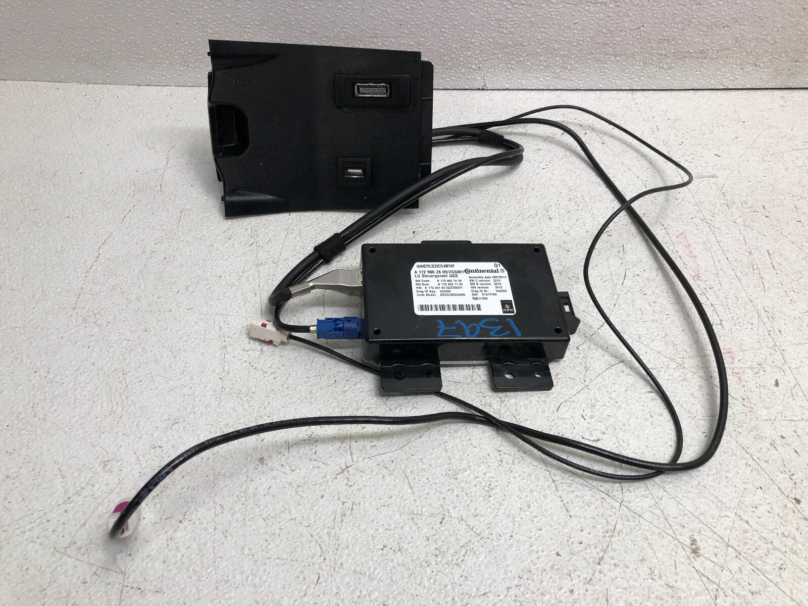 14-18 Mercedes CLA250 CLA45 W117 Interface USB Communication Module Set 1397 OEM
