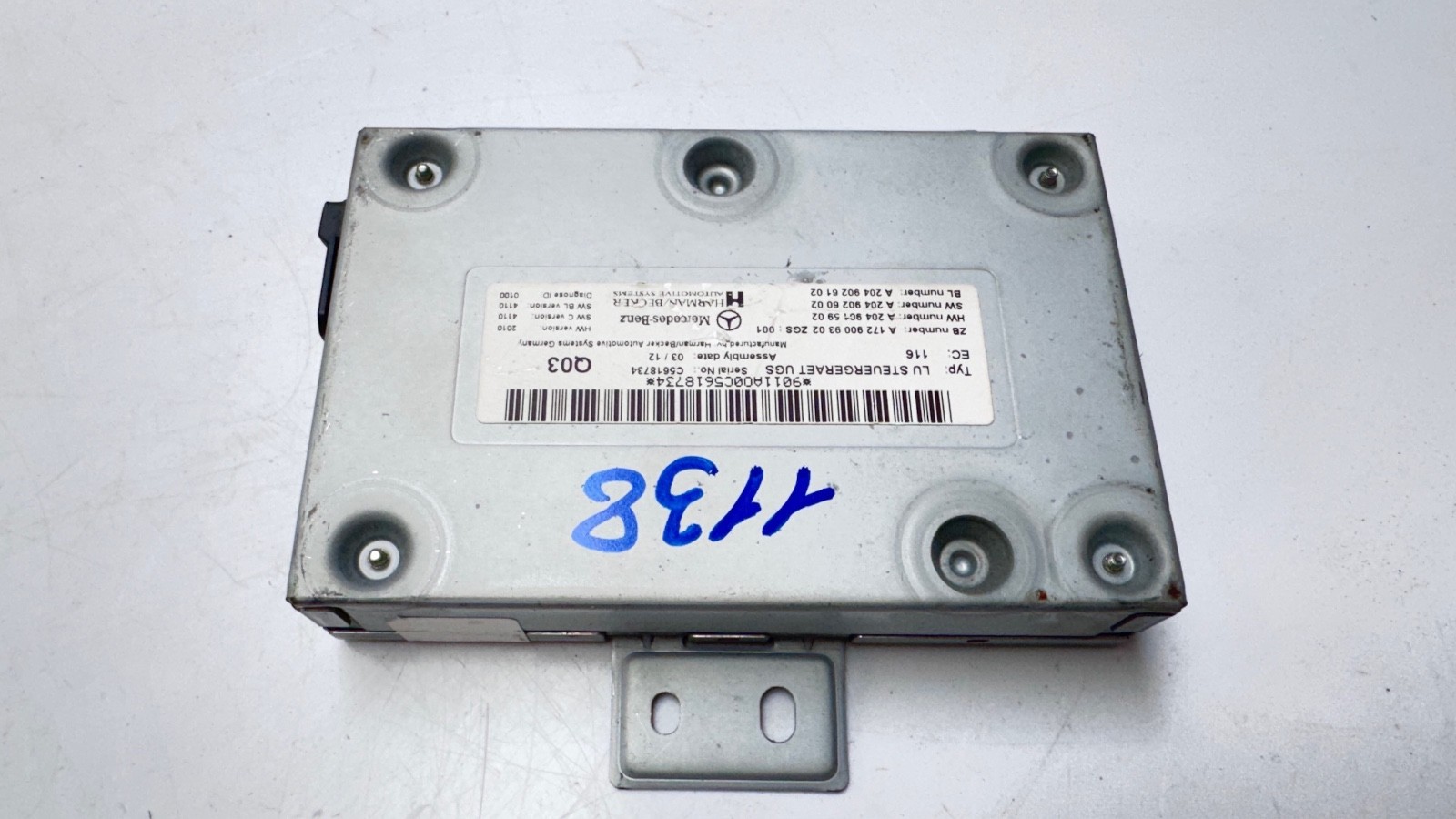 MERCEDES E CLASS W212 MEDIA INTERFACE CONTROL MODULE ECU A1729009302 2012