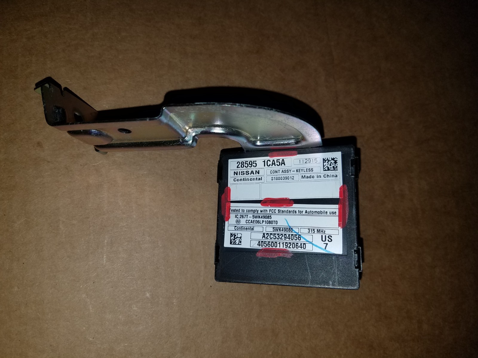 2012 INFINITI FX35 ENGINE COMPUTER ECU ECM BODY CONTROL MODULE BCM KEY SET
