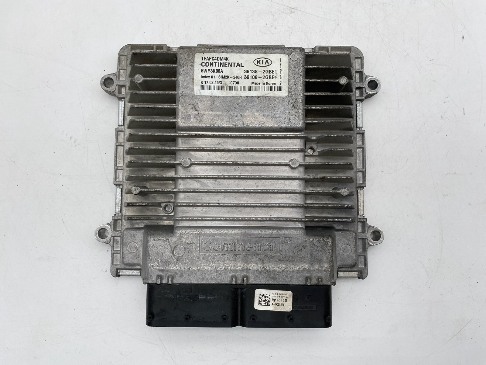 2015 Kia Optima Engine Computer Control Module ECU ECM OEM 39138-2GBE1