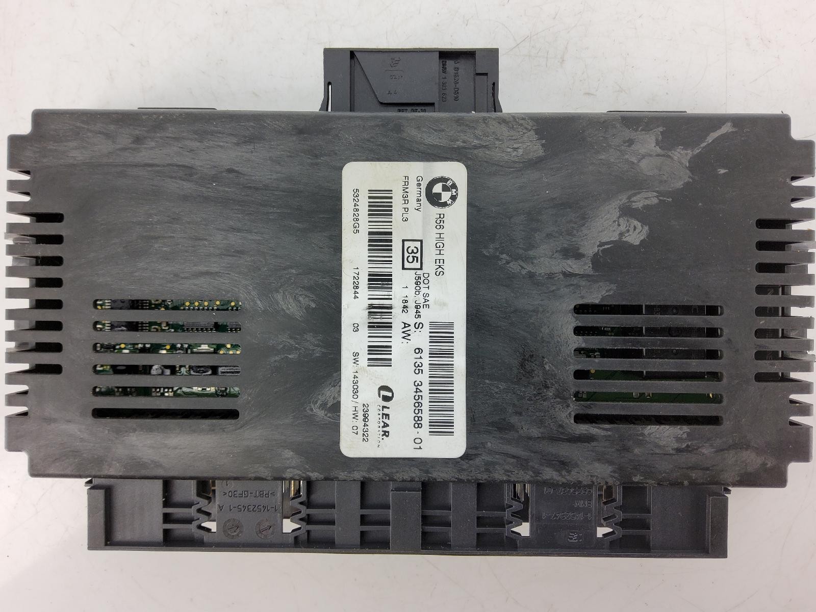 MINI R56 LCI 2011 HIGH EKS 35 FRM3R PL3 Body Control Module Unit 6135 3456588 01