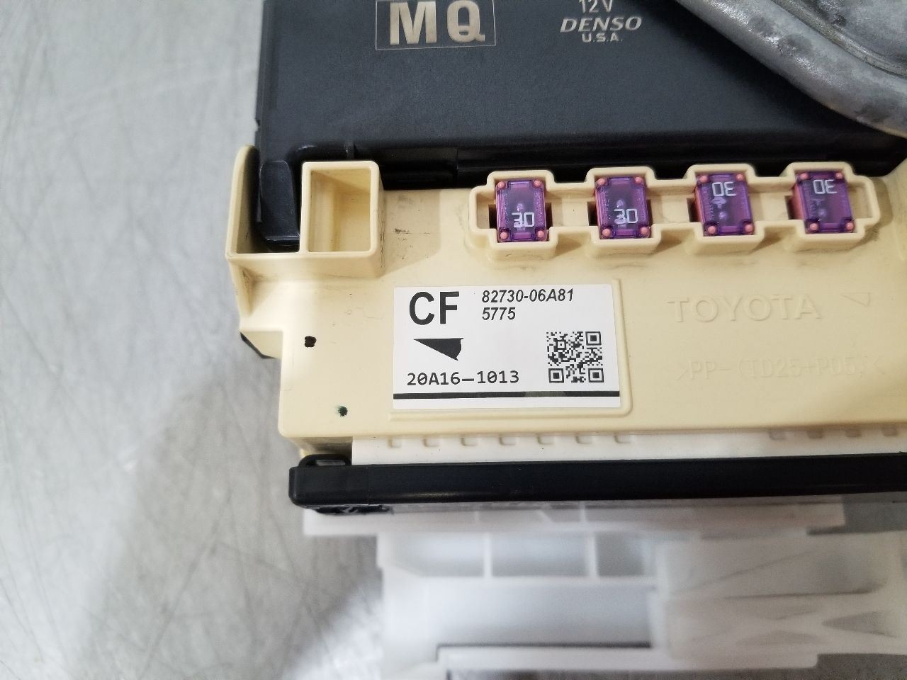 20 2020 TOYOTA CAMRY MULTIPLEX NETWORK CONTROL MODULE 8922106310