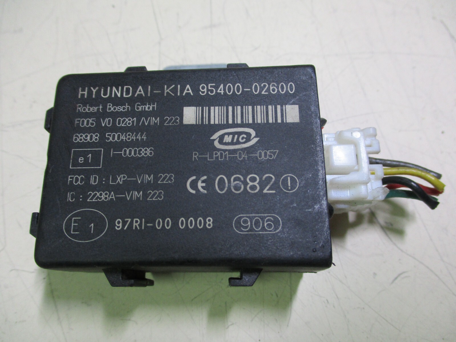 95400-02600 IMMOBILIZER CONTROL UNIT HYUNDAI ATOS 1.1 YEAR 2005