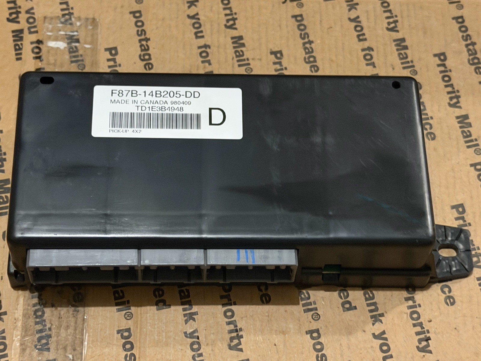 F87B-14B205-DD 1998 Ford Ranger ML MW 4X2 GEM Module BCM