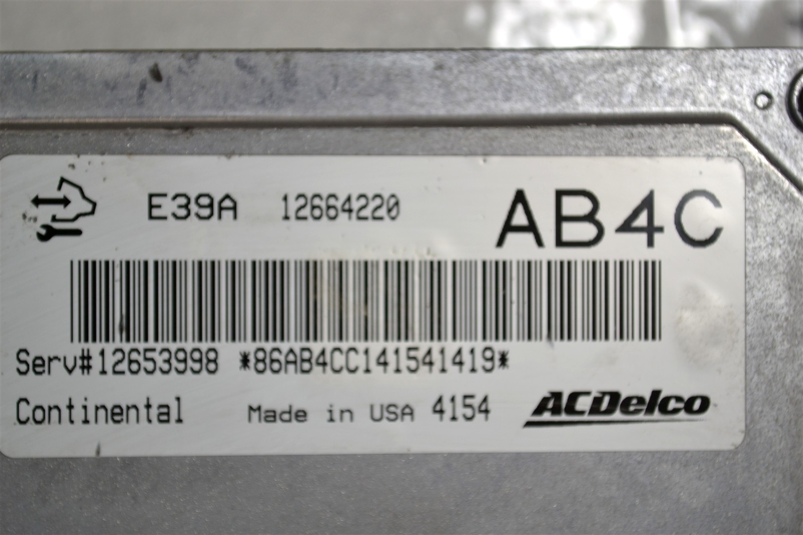 12653998 CHEVY MALIBU 2013-2016 Engine Computer Control Unit ECU OEM 1E5 603 B2