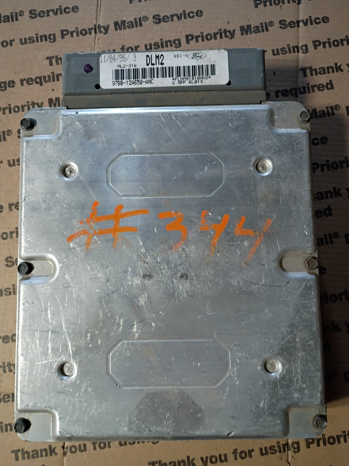 1997 97bb-12a650-anc Ford Contour Dlm2 Engine Control Unit Computer Ecm Ecu Pcm