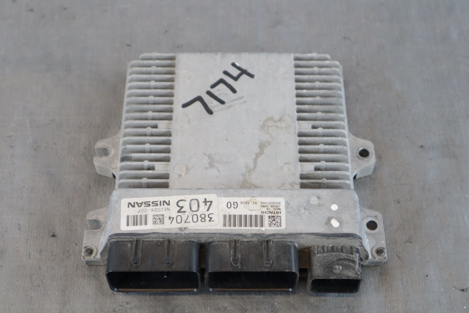 2017 INFINITI Q60 COUPE PREMIUM 3.0L OEM ECU ENGINE CONTROL MODULE #7174