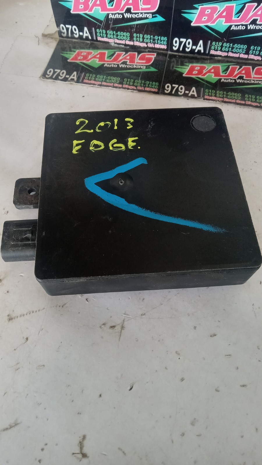 2013 FORD EDGE RADAR MODULE REAR RIGHT PASSENGER DG1T-14C689-EA